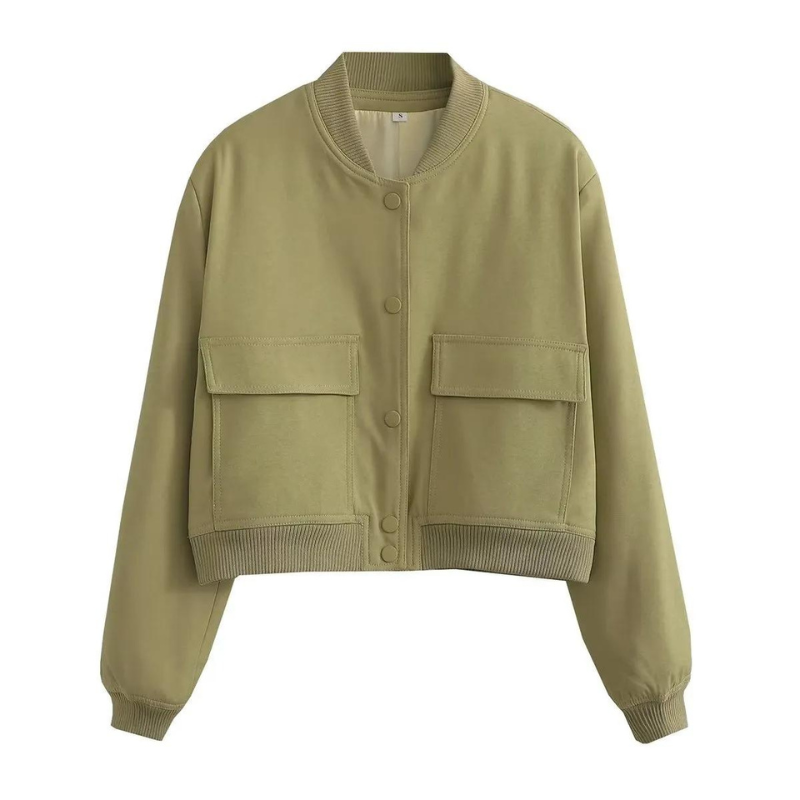 Luca – Luxe-Fleece Damen-Winter-Bomberjacke