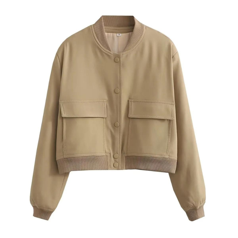 Luca – Luxe-Fleece Damen-Winter-Bomberjacke
