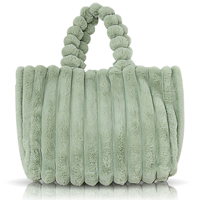 Amelia – Plüschige Damen Schultertasche