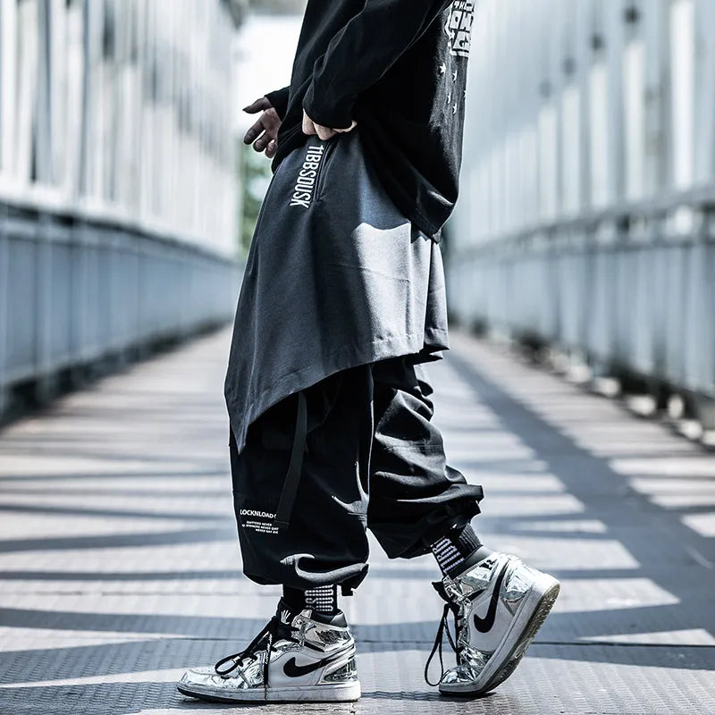 Rafael – Techwear Hip Hop Herren Harem Shorts