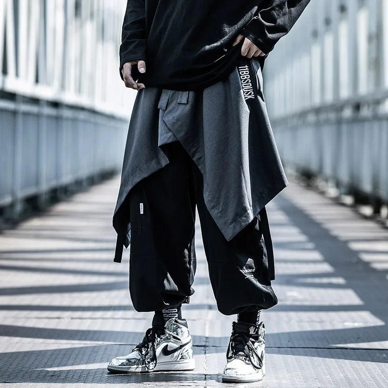 Rafael – Techwear Hip Hop Herren Harem Shorts