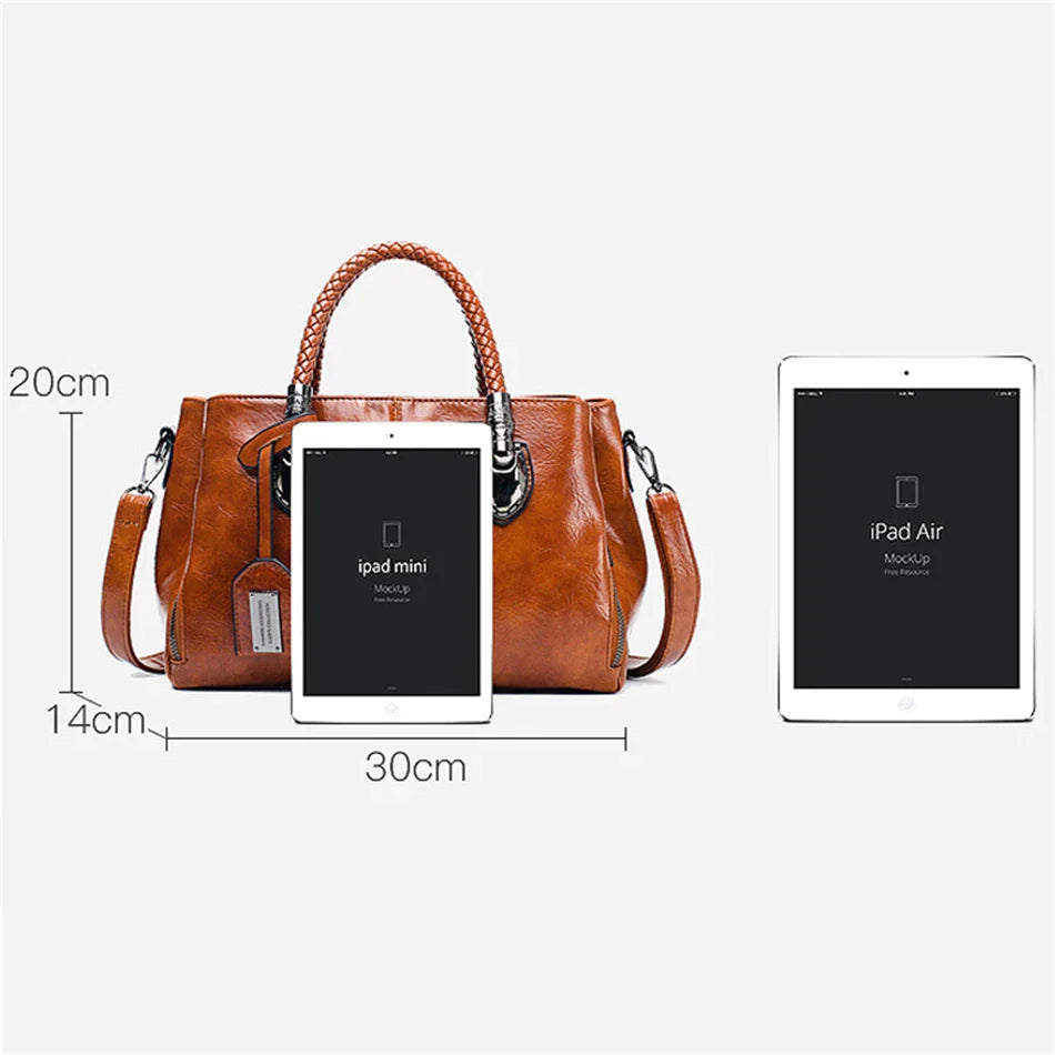 Léonie – Geräumige Ledertasche für stilbewusste Frauen