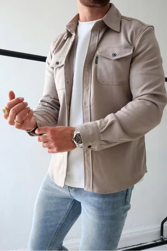 Giovanni – Hofmann Hemdjacke mit Knopfleiste für Herren
