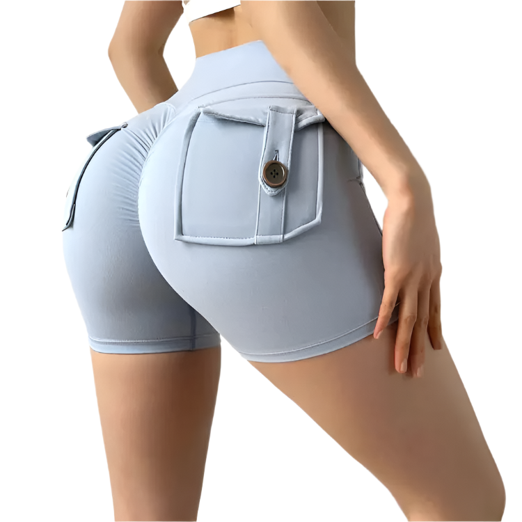 Sofia – Stilvolle Hochbund-Yogashorts für Damen