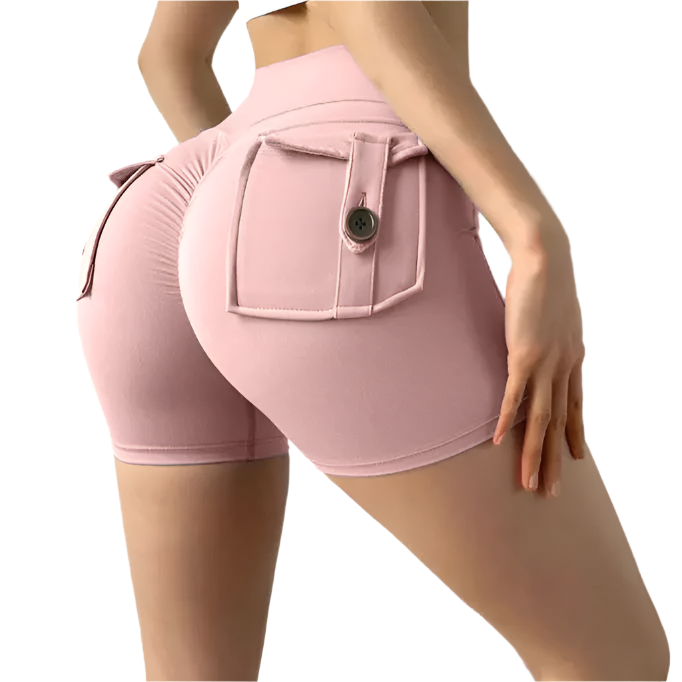 Sofia – Stilvolle Hochbund-Yogashorts für Damen