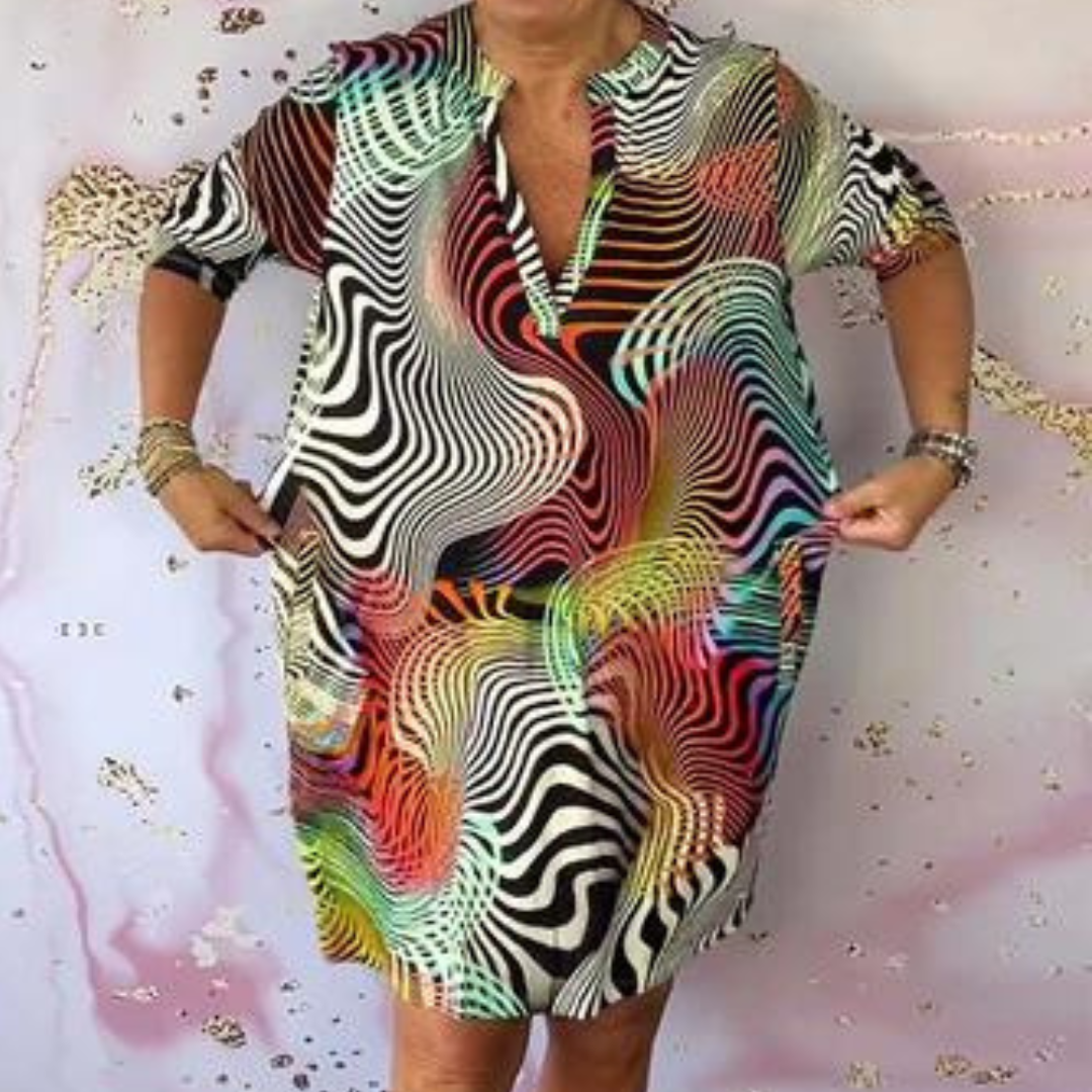 Lorenza – Elegantes Plisseekleid für Damen