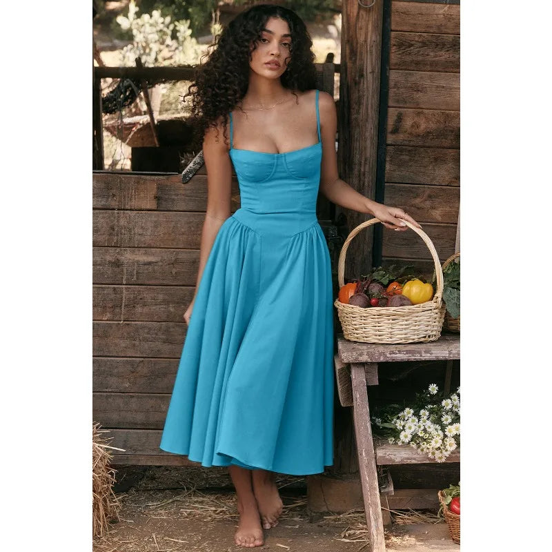 Bianca – Elegantes Damen-Trägerkleid für besondere Anlässe