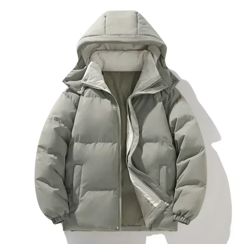 Luca – Thermal Herren-Wasserabweisende Jacke mit Abnehmbarem Kapuzen-Design