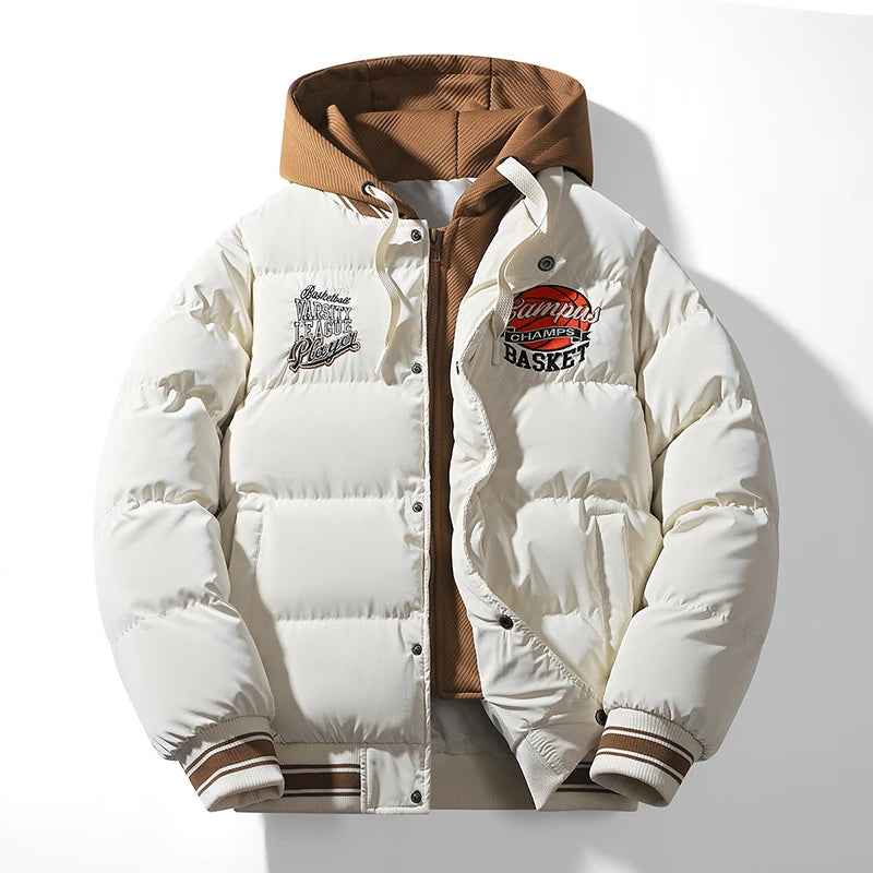 Alex – Neue Winterjacke für Herren, Basketball Warme Mäntel