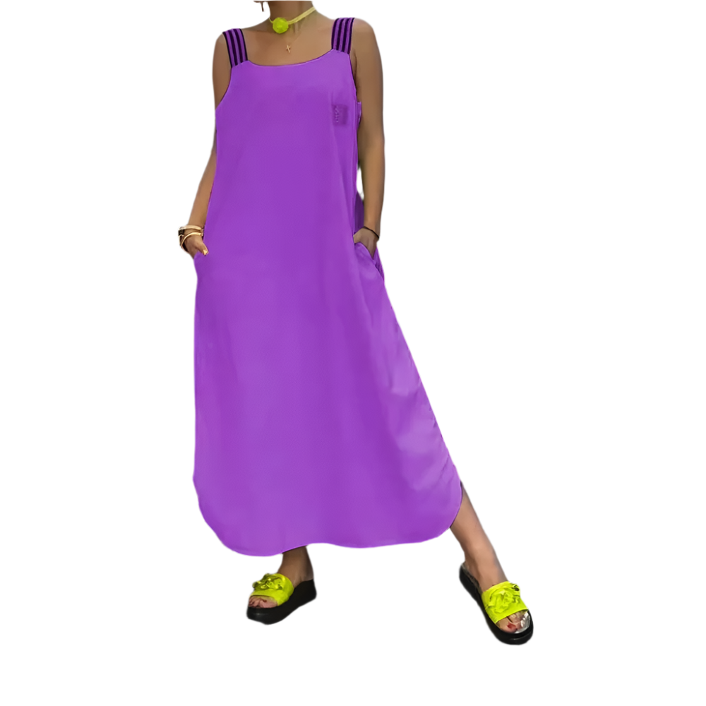 Luciana – Lockeres Damen-Kleid aus Baumwoll-Leinen
