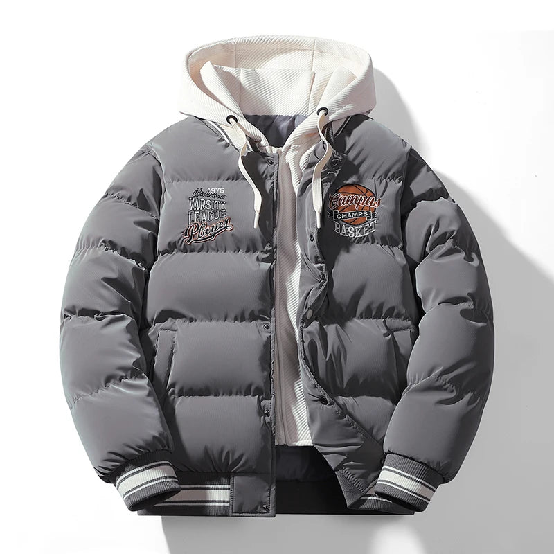 Alex – Neue Winterjacke für Herren, Basketball Warme Mäntel