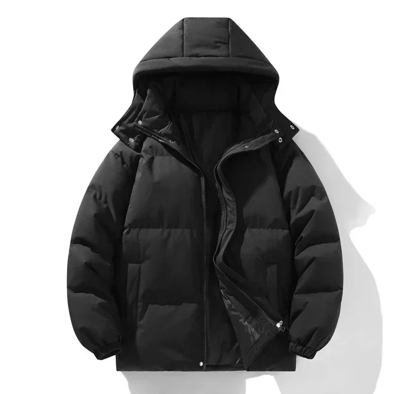 Luca – Thermal Herren-Wasserabweisende Jacke mit Abnehmbarem Kapuzen-Design