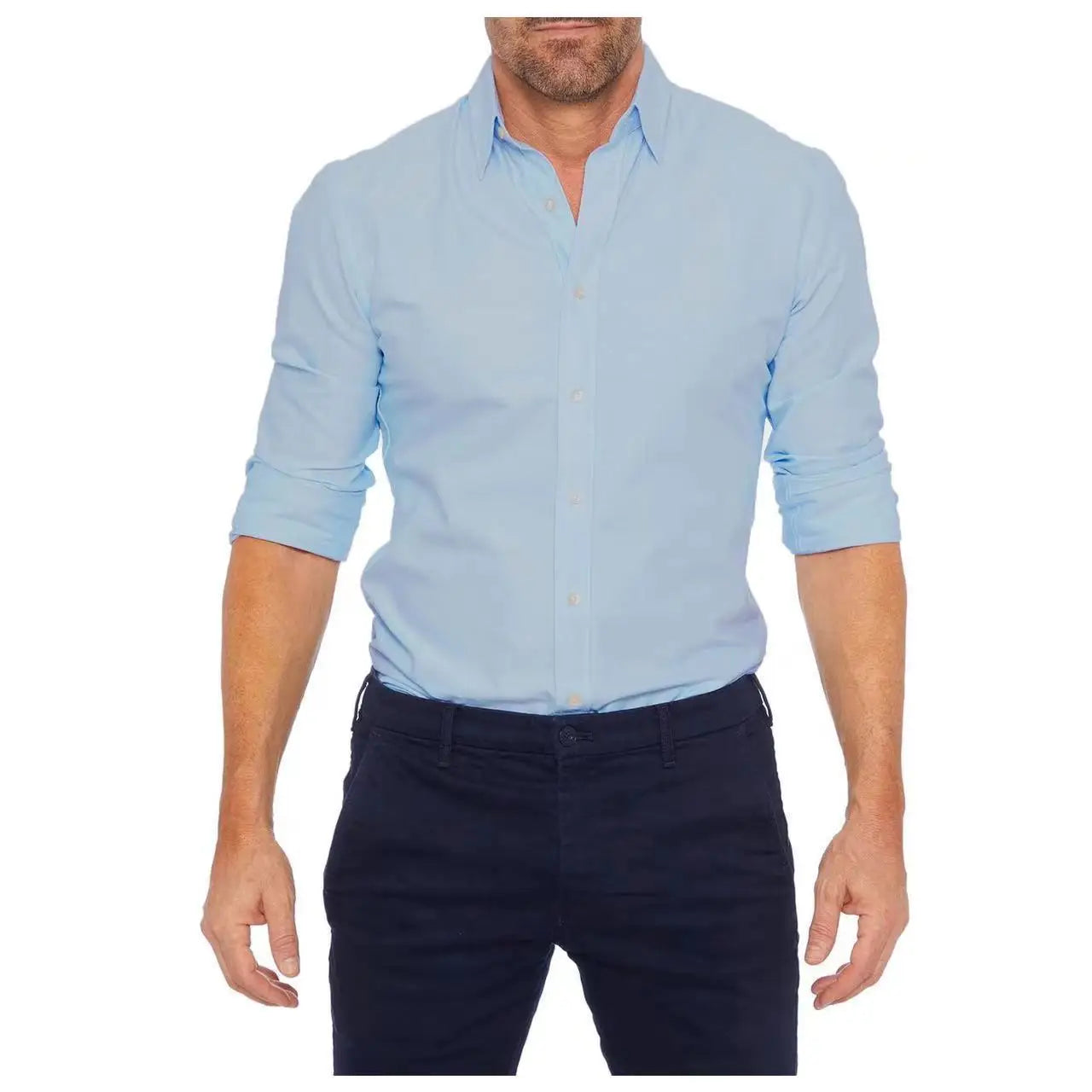 Joshua – Herren Baumwoll Zip-Up Shirt