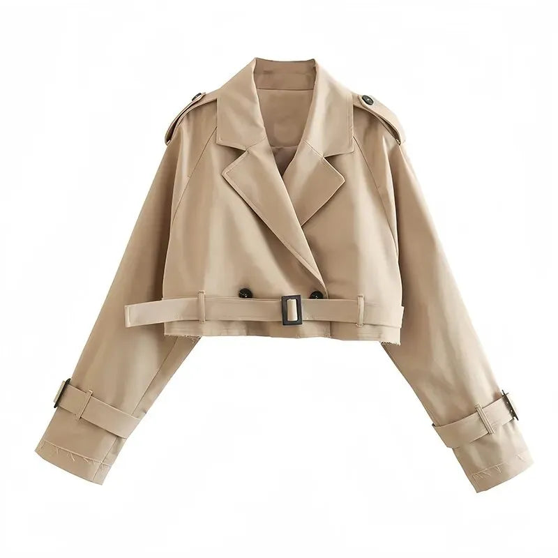 Clara – Taillierter Winter-Pea Coat für Damen