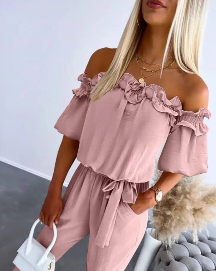Lara - Off-Shoulder Playsuit für Damen