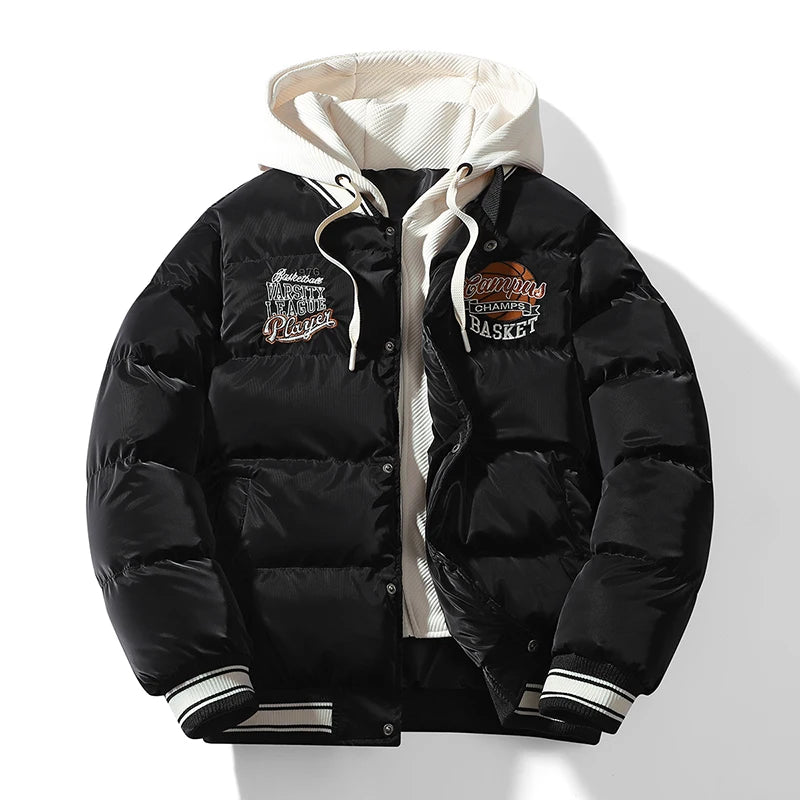 Alex – Neue Winterjacke für Herren, Basketball Warme Mäntel