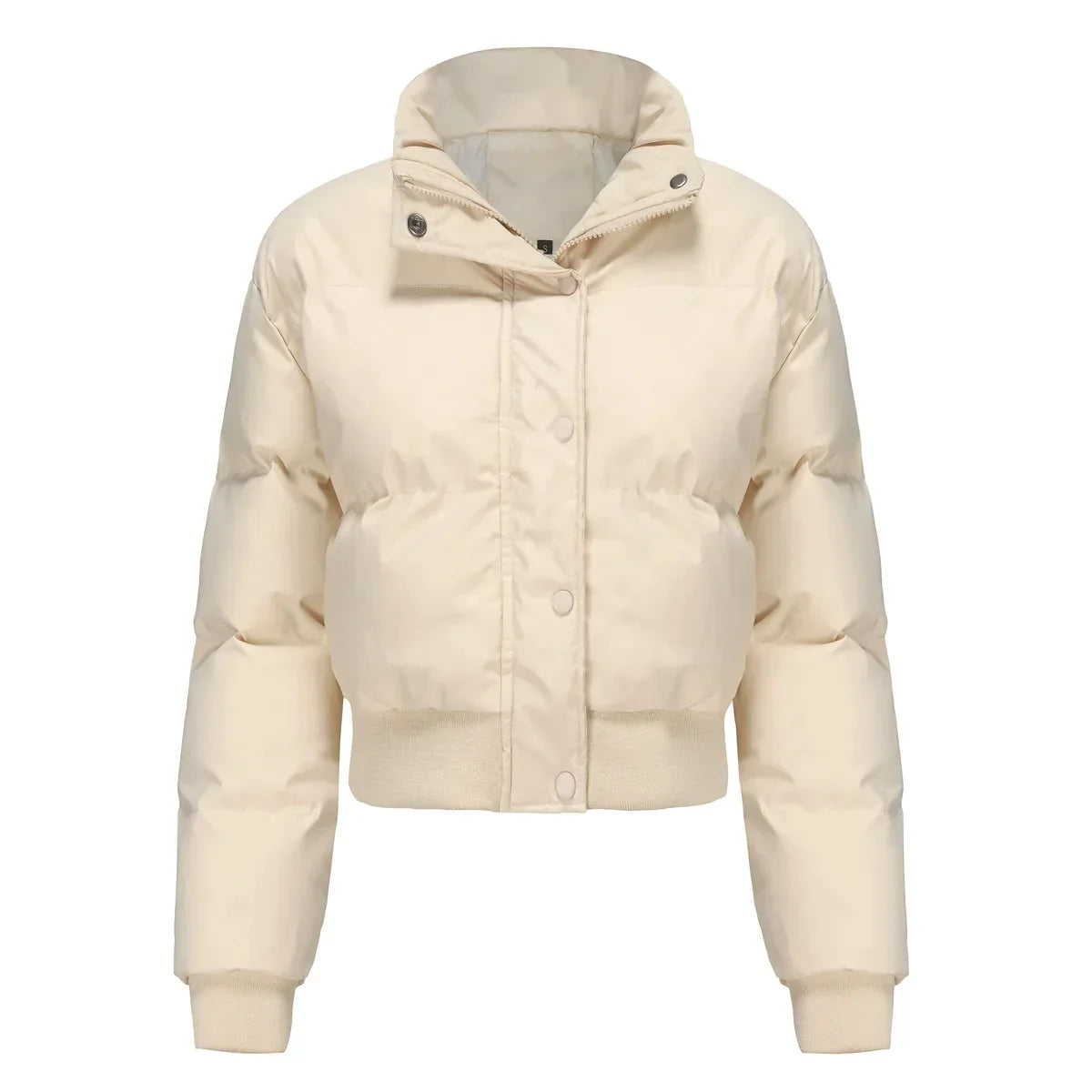 Lucia – Elegante Baumwoll-Rollkragenjacke für Damen