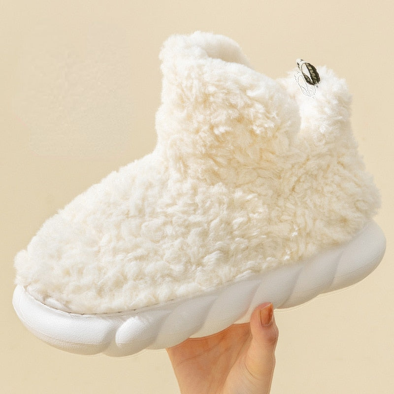 Francesca – Flauschige Fleece-Stiefel für Damen