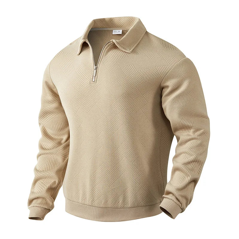 Carlos – Stylisches Herren Casual Zip Polo-Shirt
