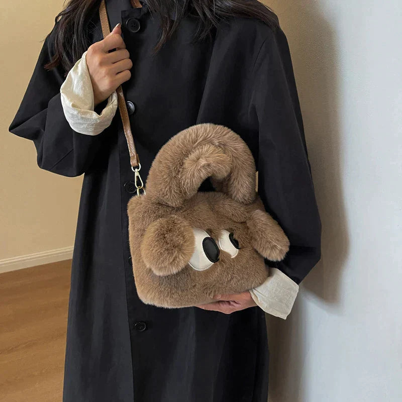 Elena – Luxuriöse Stofftasche für Kuscheltiere