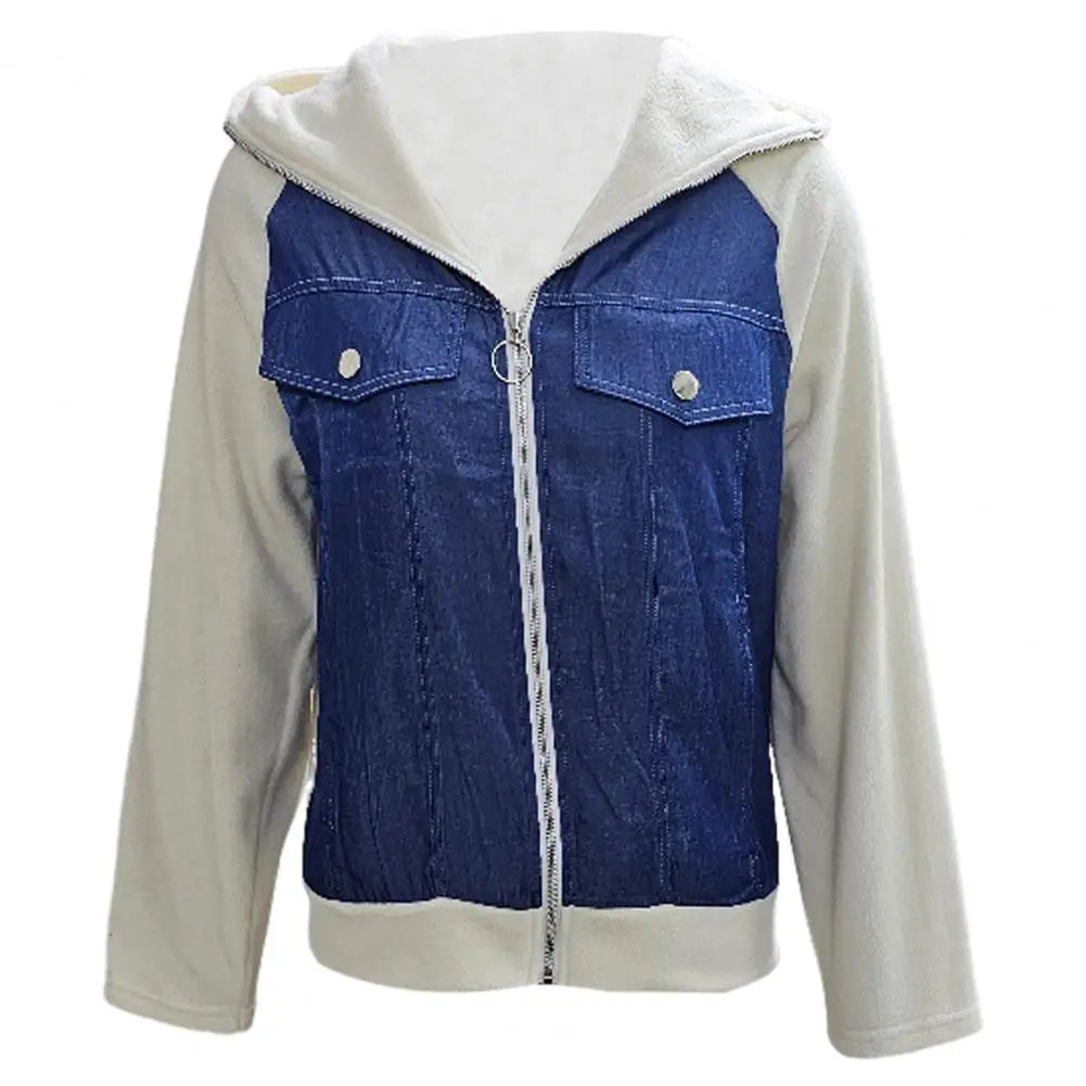 Isabella – Damen-Jacke mit Kapuze und Colorblock-Design