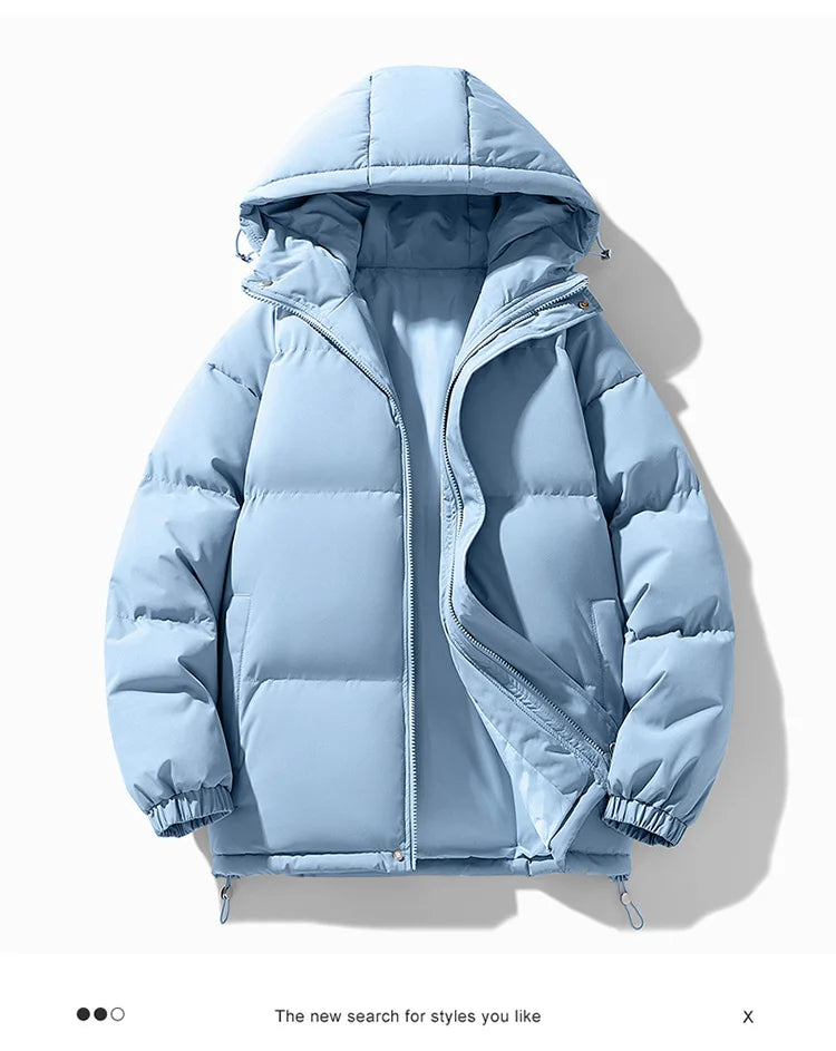 Luca – Thermal Herren-Wasserabweisende Jacke mit Abnehmbarem Kapuzen-Design