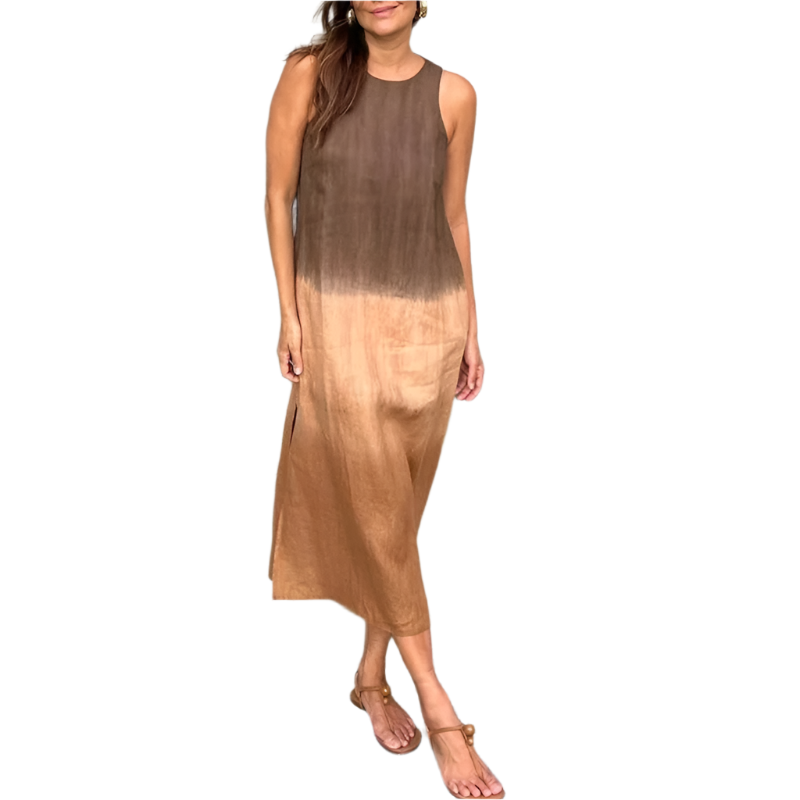 Amara – Boho-inspiriertes Damen Patchwork-Maxikleid