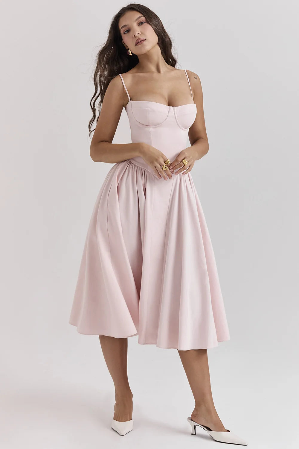 Bianca – Elegantes Damen-Trägerkleid für besondere Anlässe
