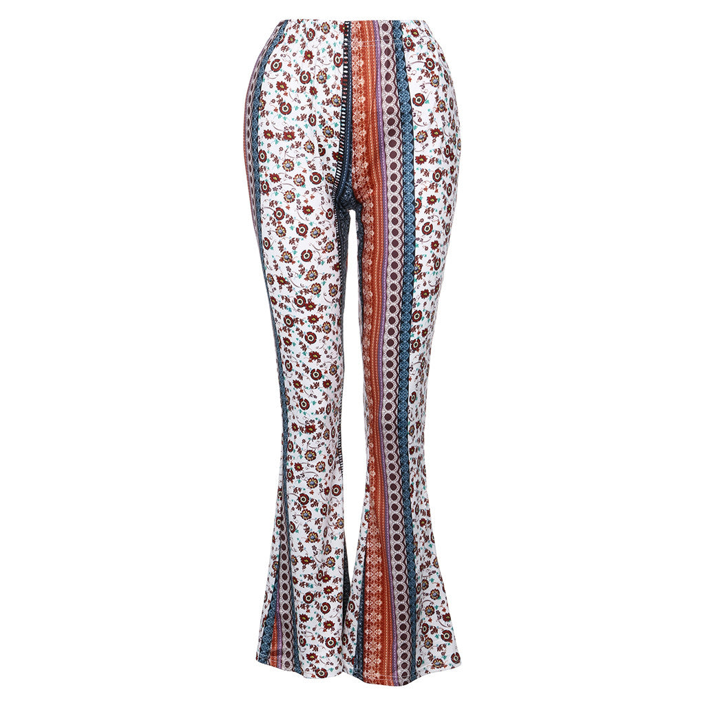 Daphne – Florale High-Waist Schlaghose für Damen