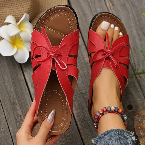 Elisa – Elegante Damensandalen mit Schleifendetail