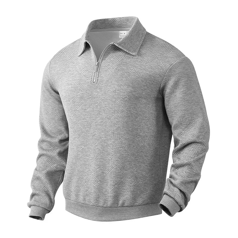 Carlos – Stylisches Herren Casual Zip Polo-Shirt