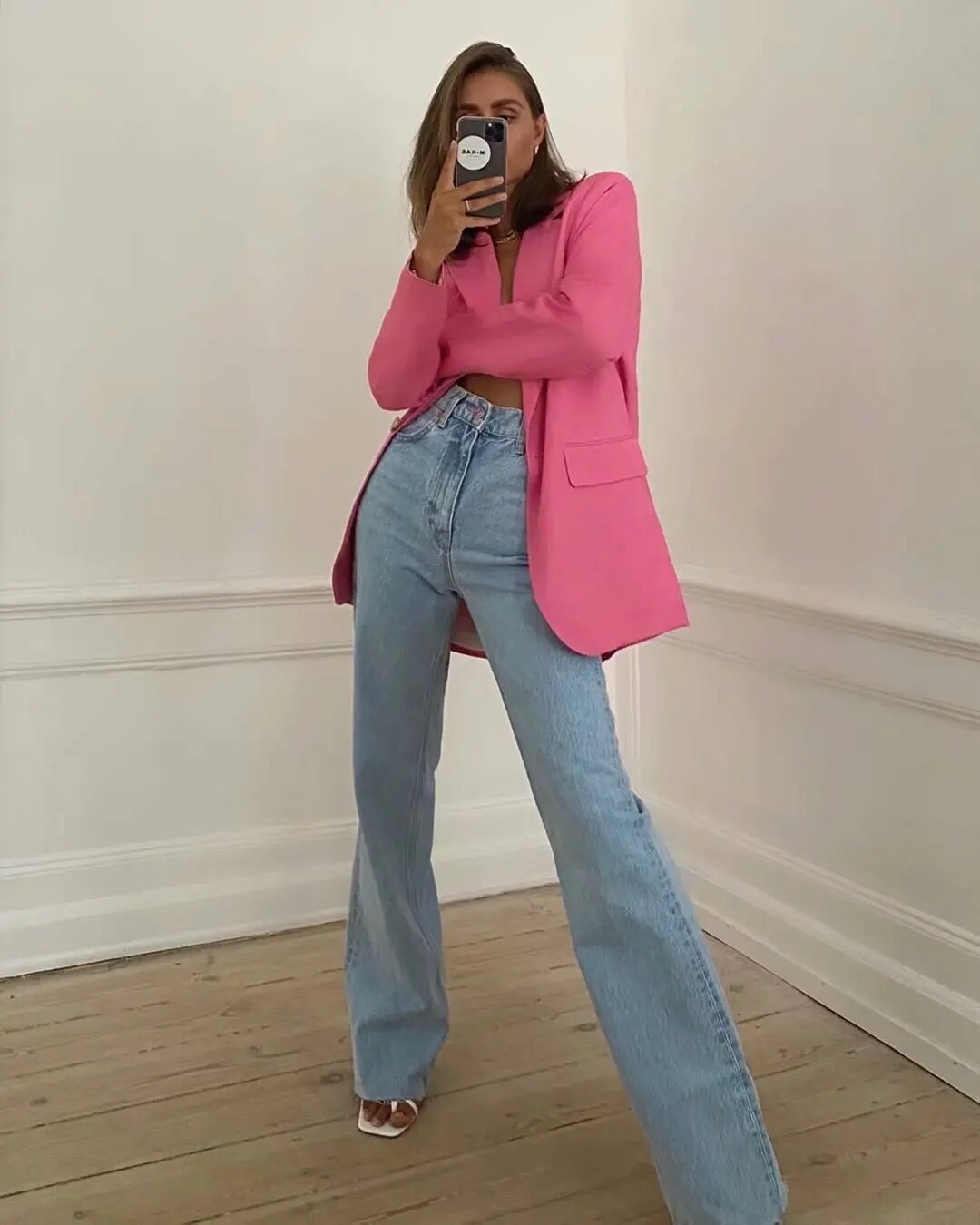 Chiara – Damen-Stretch-Jeans mit weitem Bein
