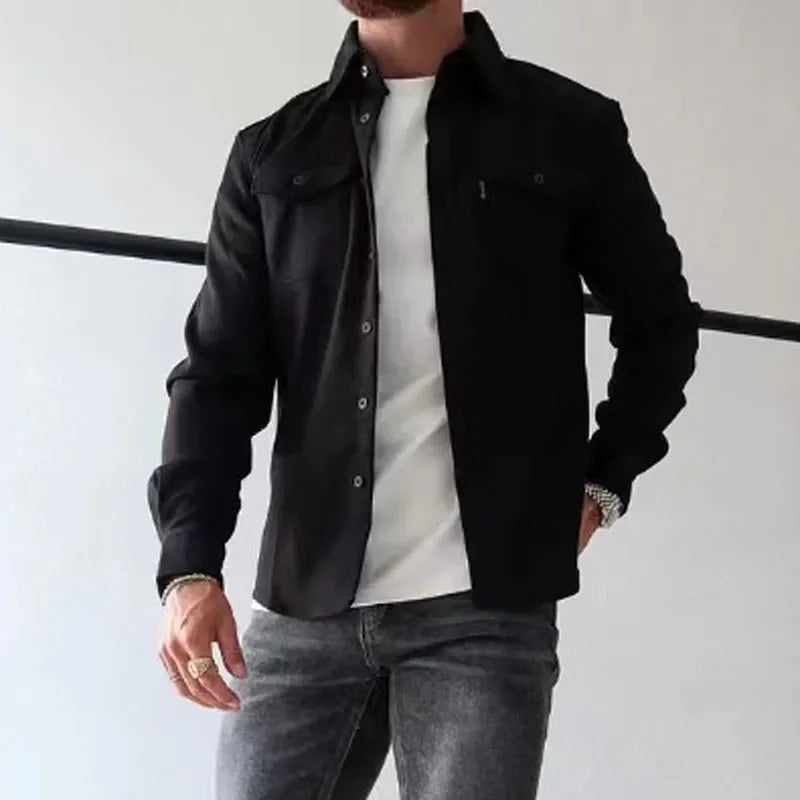 Gabriel – Elegantes Langarmshirt für Herren