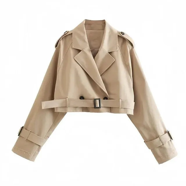 Clara – Taillierter Winter-Pea Coat für Damen