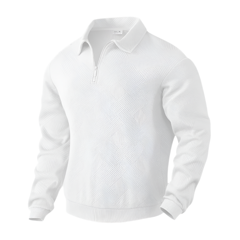 Carlos – Stylisches Herren Casual Zip Polo-Shirt