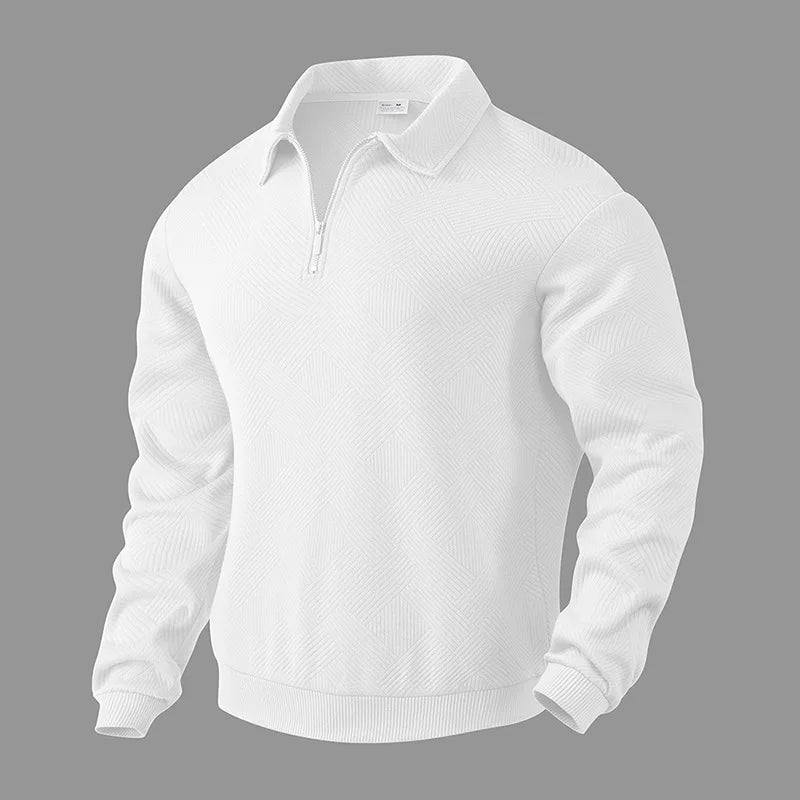 Carlos – Stylisches Herren Casual Zip Polo-Shirt