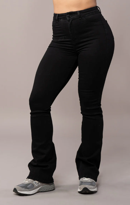 Chiara – Damen-Stretch-Jeans mit weitem Bein