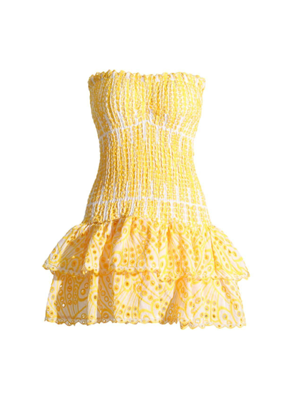 Lia – Elegantes Trägerloses Damenkleid