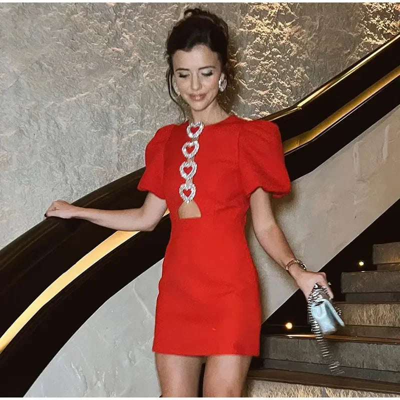 Giovanna – Atemhaftes Pailletten-Minikleid für Damen