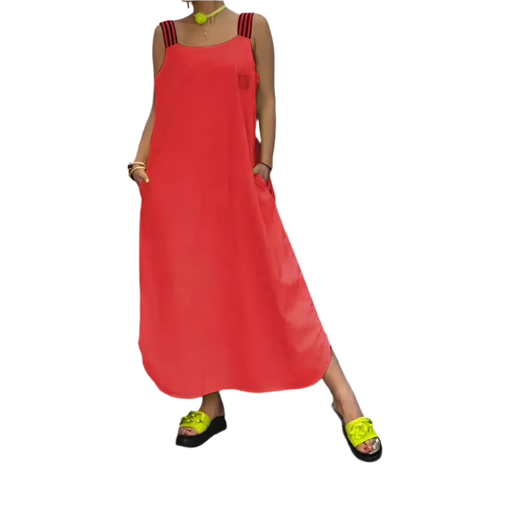 Luciana – Lockeres Damen-Kleid aus Baumwoll-Leinen