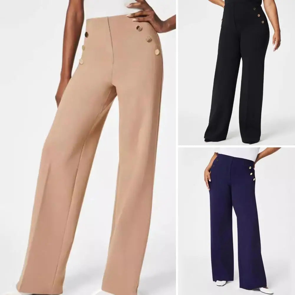 Sophia – High-Waist Weite Damenhose