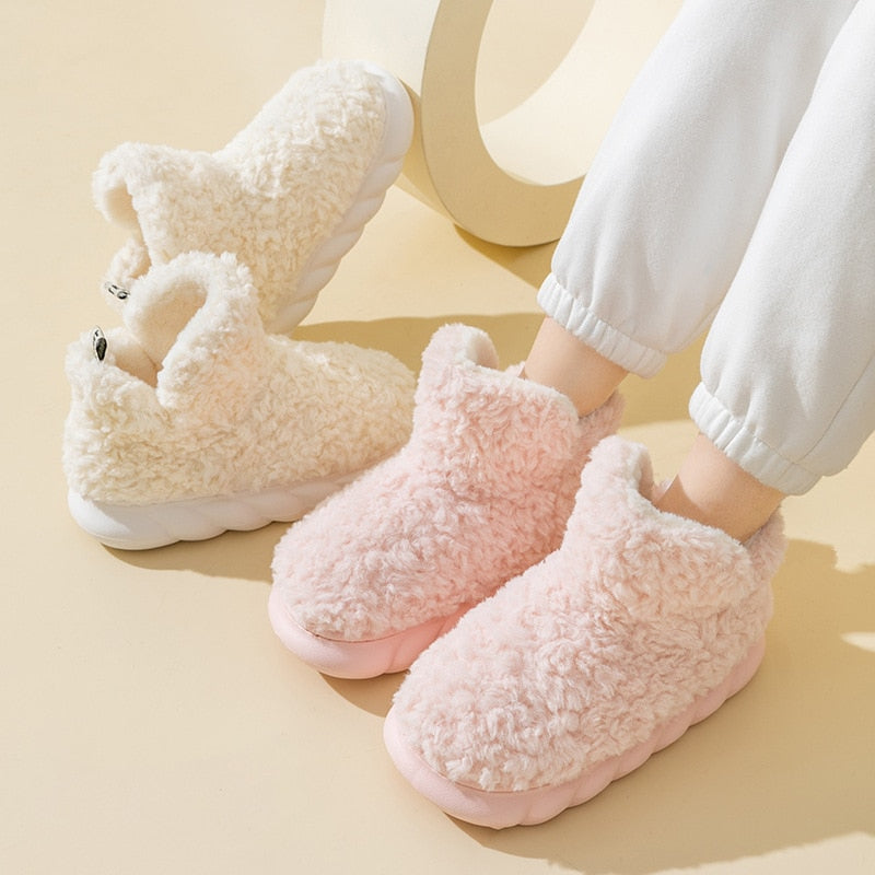 Francesca – Flauschige Fleece-Stiefel für Damen