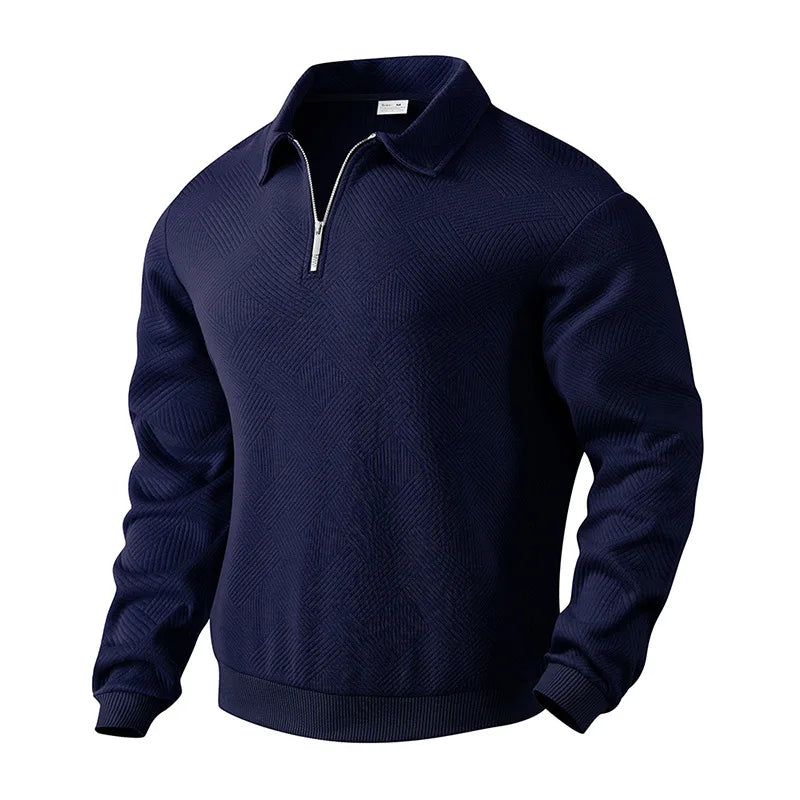 Carlos – Stylisches Herren Casual Zip Polo-Shirt