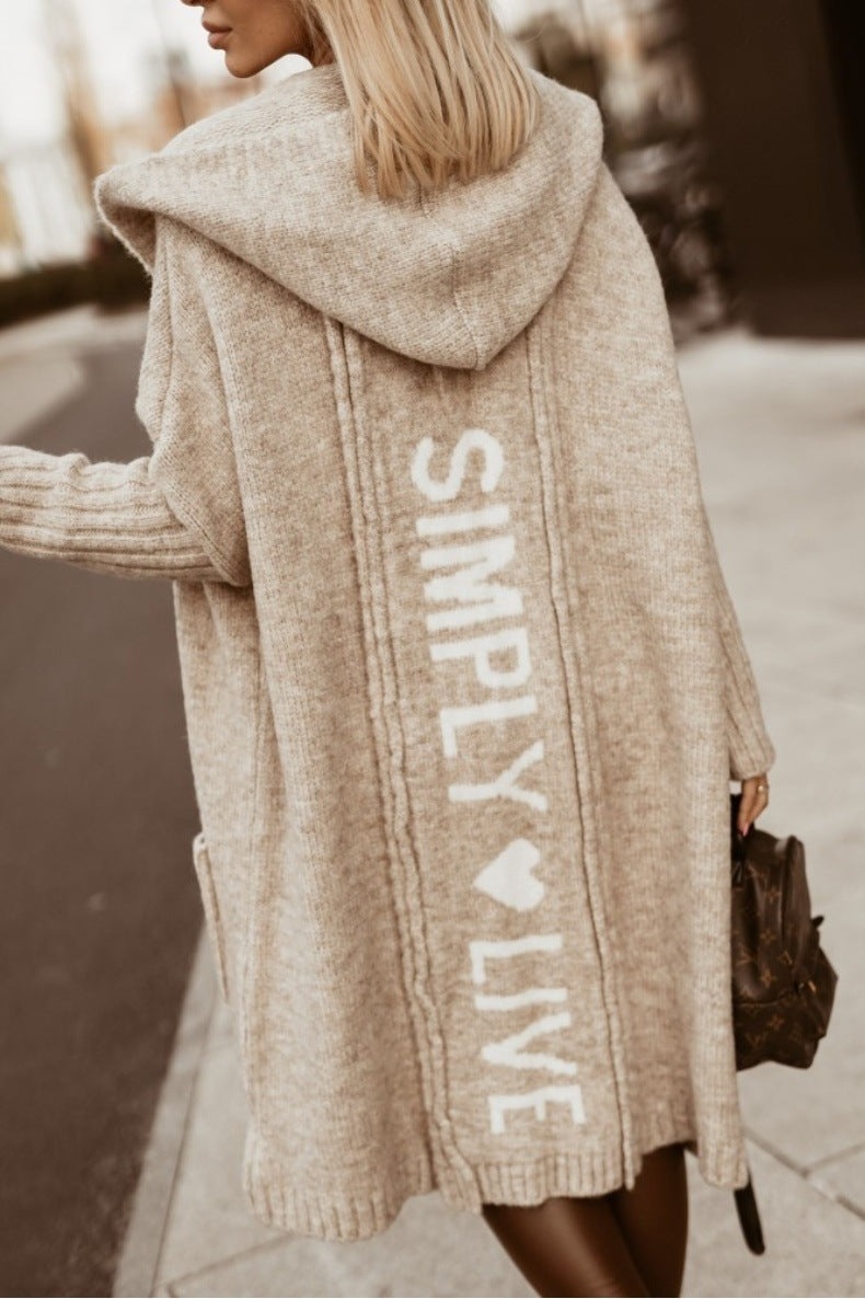 Giovanna – Luxuriöse Damen Lang Strickjacke