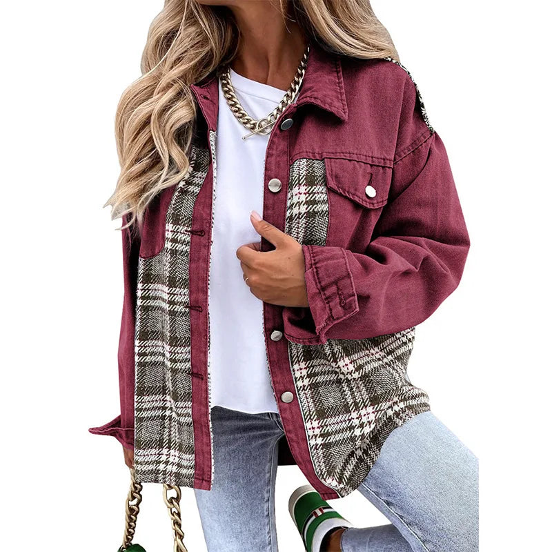 Isabelle – Karierte QuadroElegante Strickjacke für stilvolle Winterabende für Frauen