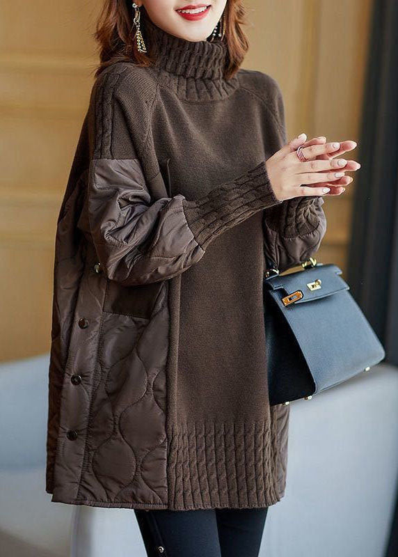 Chiara – Eleganter Hochkragen-Pullover für den Winter