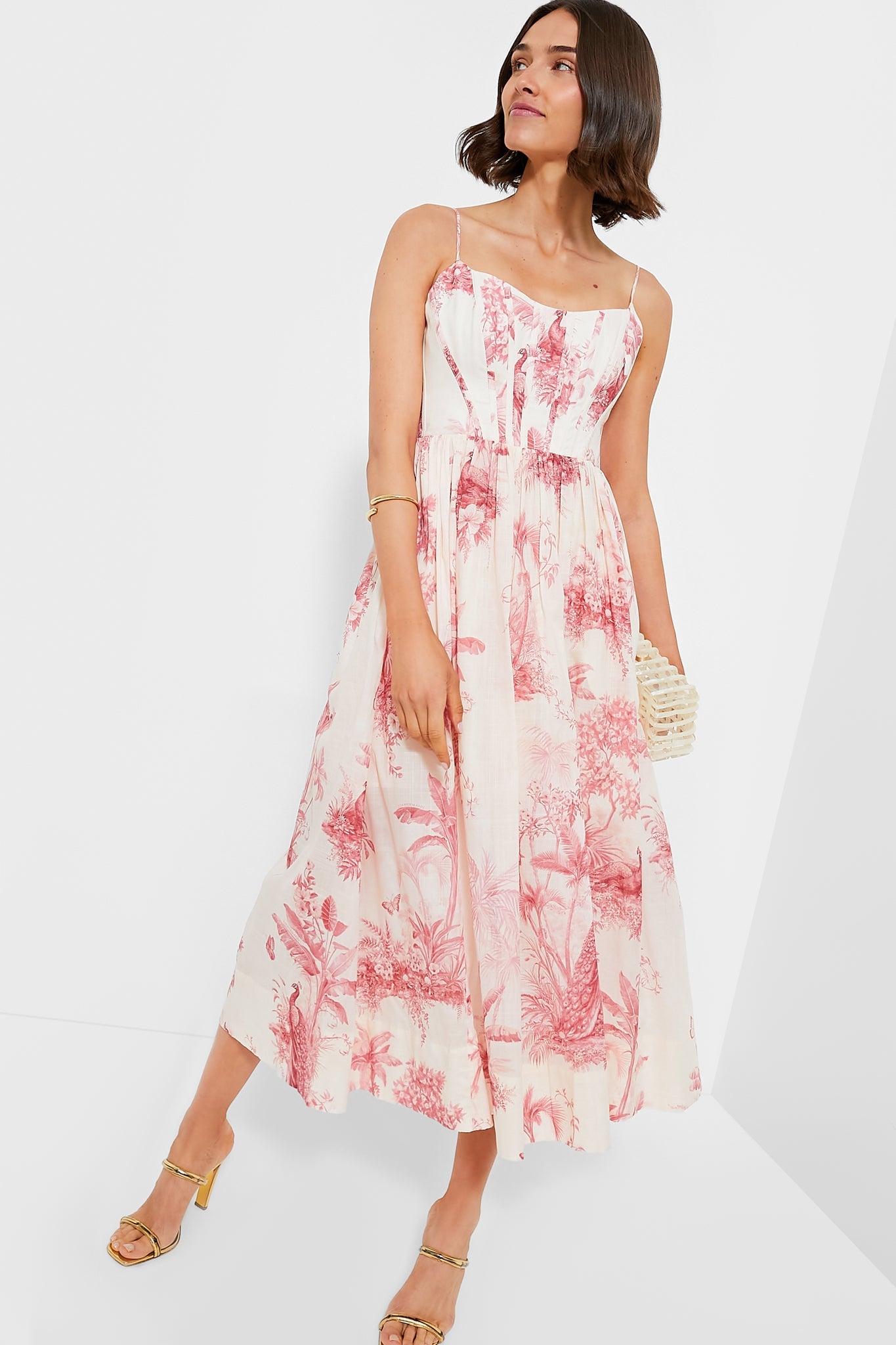Martina – Elegantes Baumwoll-Midikleid für Damen
