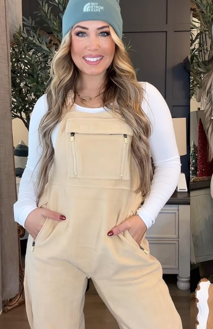 Isabella – Stilvoller Fleece-Overall für Damen