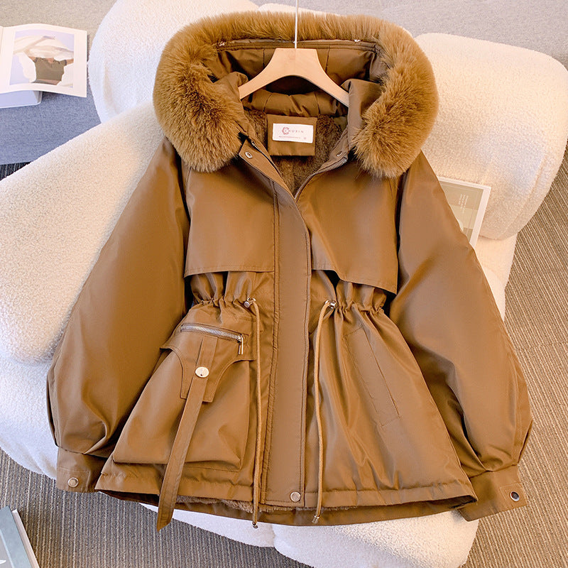 Isabella – Luxuriöser Damenwintermantel mit Pelzdetails