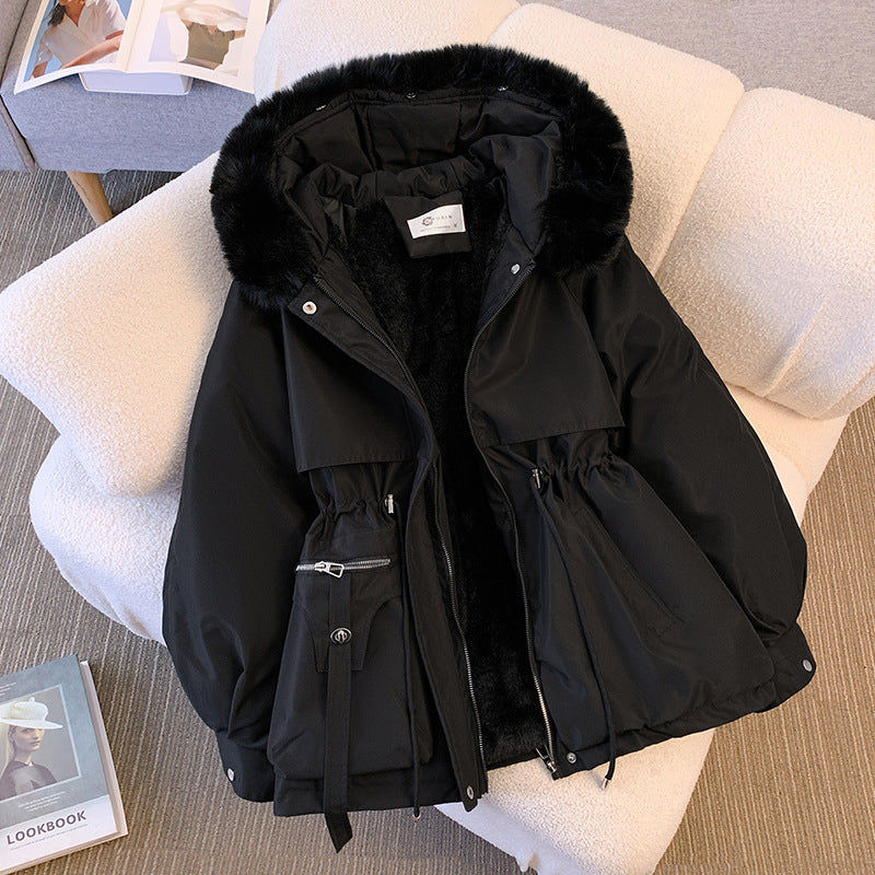 Isabella – Luxuriöser Damenwintermantel mit Pelzdetails